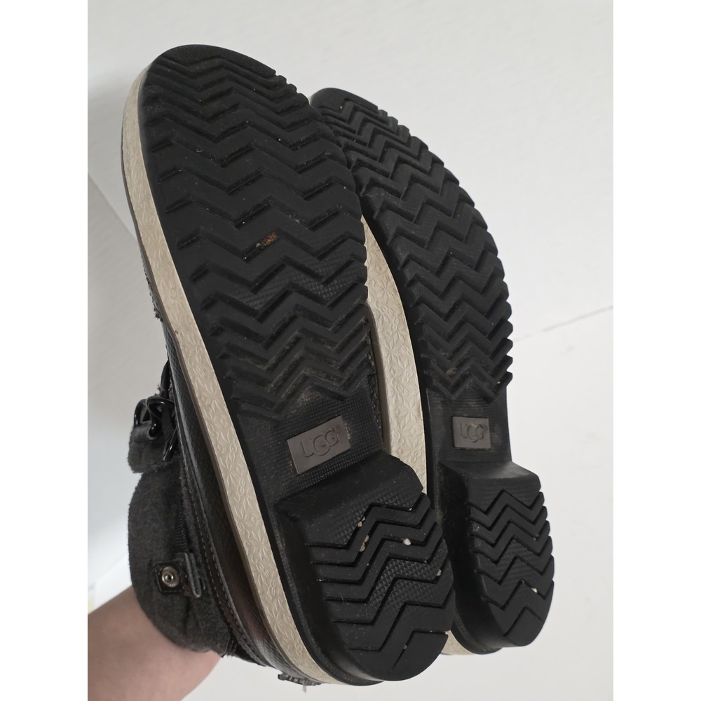 UGG Australia Marrais Winter Boots Womens 7 EUR 38 Waterproof Ankle Gray READ - Picture 9 of 14